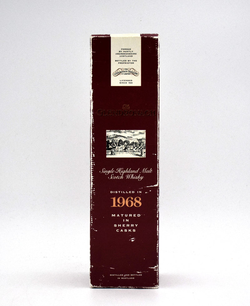 Glendronach 1968 25 Year Single Malt Scotch