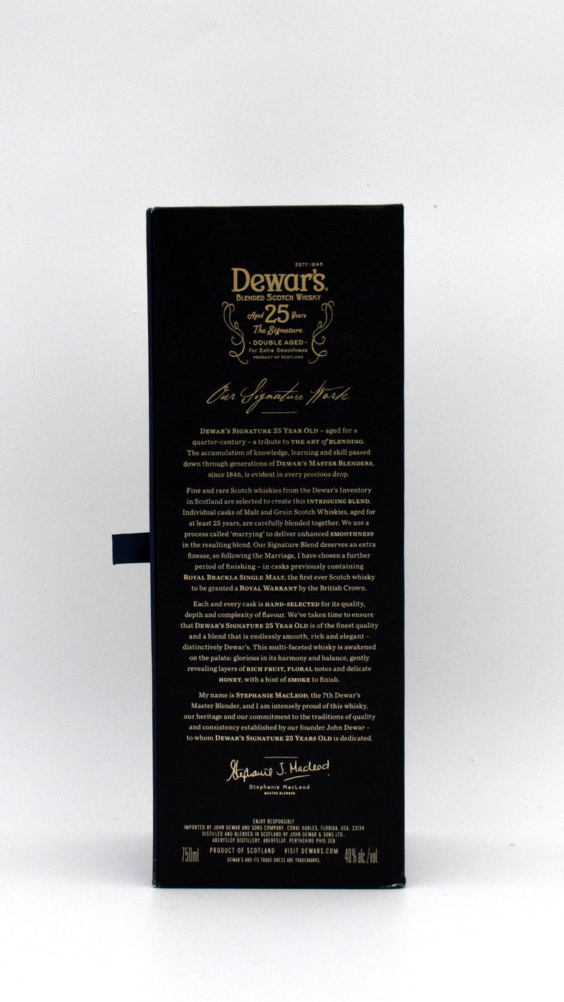 Dewar's 'The Signature' 25 Year Blended Scotch