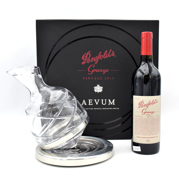 2013 Penfolds Grange Wine & Aevum Crystal Saint Louis Decanter