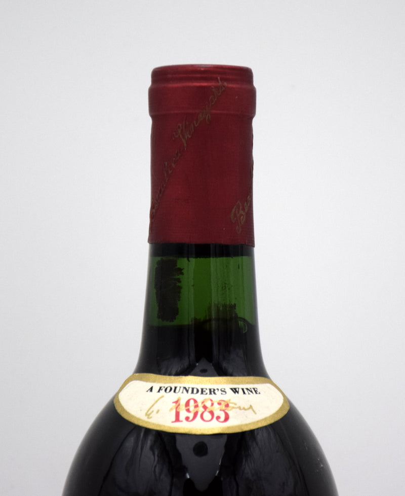 1983 Beaulieu Vineyard BV Georges de Latour Private Reserve Cabernet Sauvignon (Slightly Torn Label)