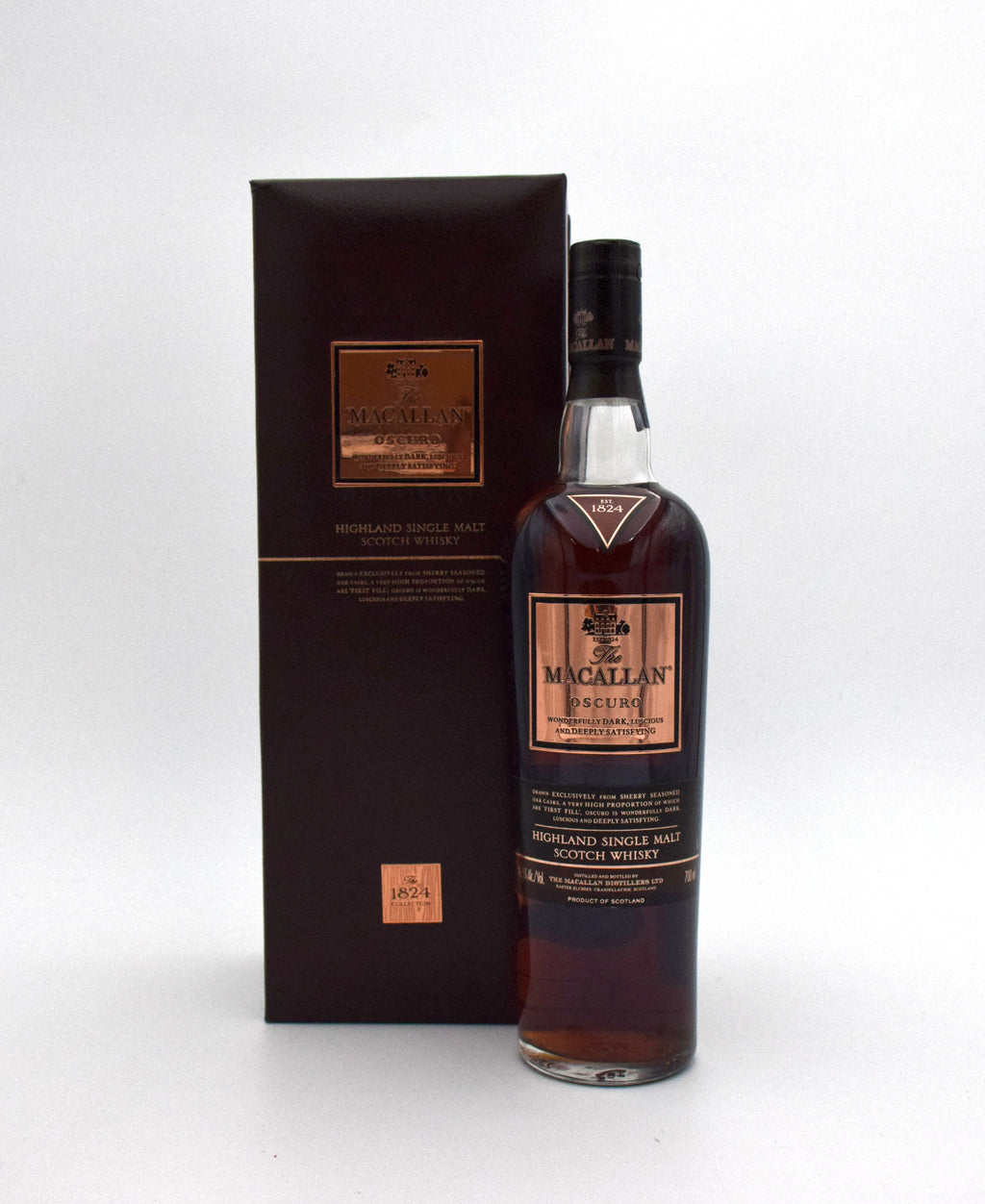 ウイスキー THE MACALLAN OSCURO 1824 Macallan The 1824 Collection 'Oscuro' Single Malt Scotch - Pre