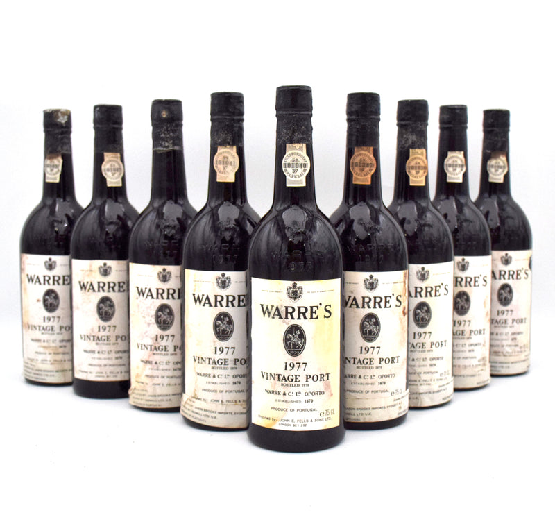 1977 Warre's Vintage Port (Slightly Scuffed / Stained Labels)