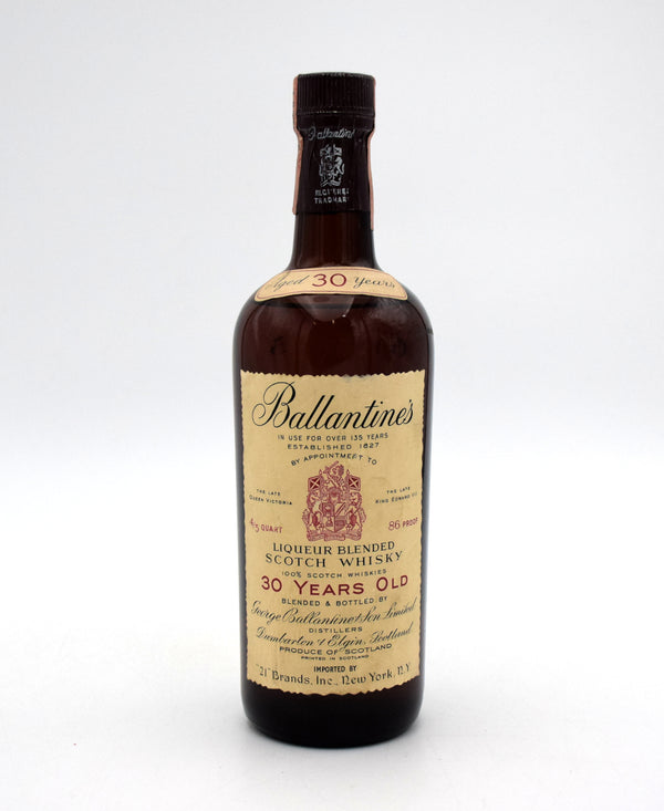 Ballantine's 30 Year Old Blended Scotch Whisky - 1960's Release