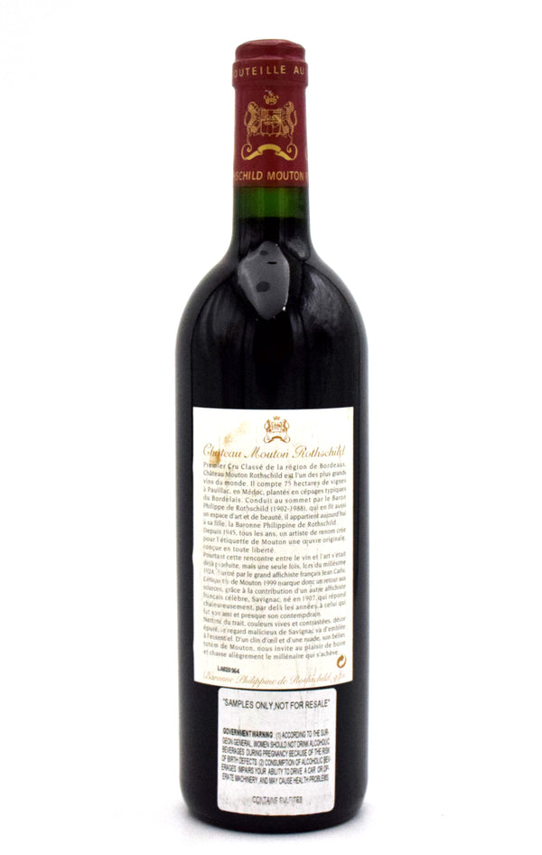 1999 Chateau Mouton Rothschild (Very Slightly Stained Label)