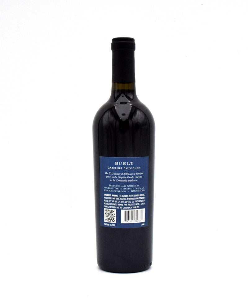 2012 McCrorie Family Vineyards 'Burly' Cabernet Sauvignon