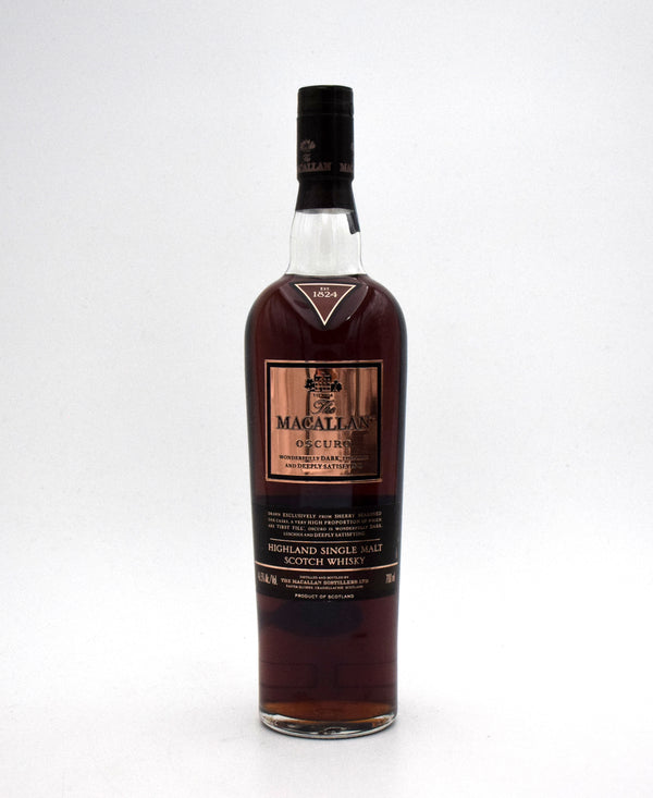 Macallan The 1824 Collection 'Oscuro' Single Malt Scotch (Pre-2015 Discontinued Bottling)