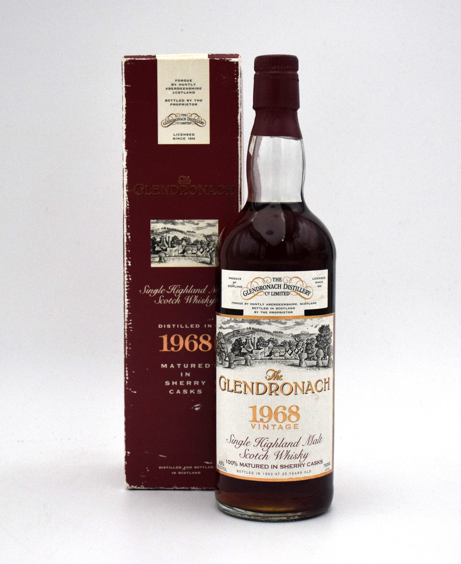 Glendronach 1968 25 Year Single Malt Scotch – FineLiquors
