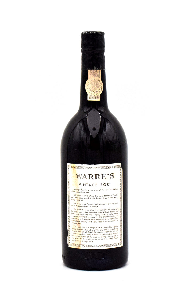 1977 Warre's Vintage Port (Slightly Scuffed / Stained Labels)