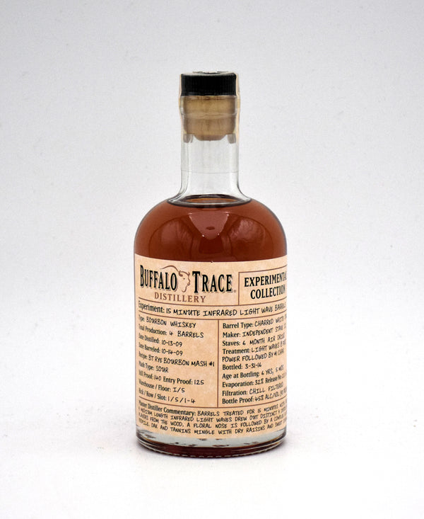 Buffalo Trace Distillery Experimental Collection '15 Minute Infrared Light Wave Barrels' Bourbon (375ML)