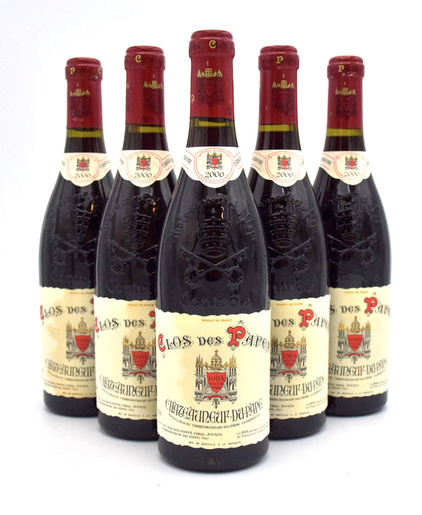 2000 Paul Avril Clos des Papes Chateauneuf-du-Pape (Slightly Stained Labels)