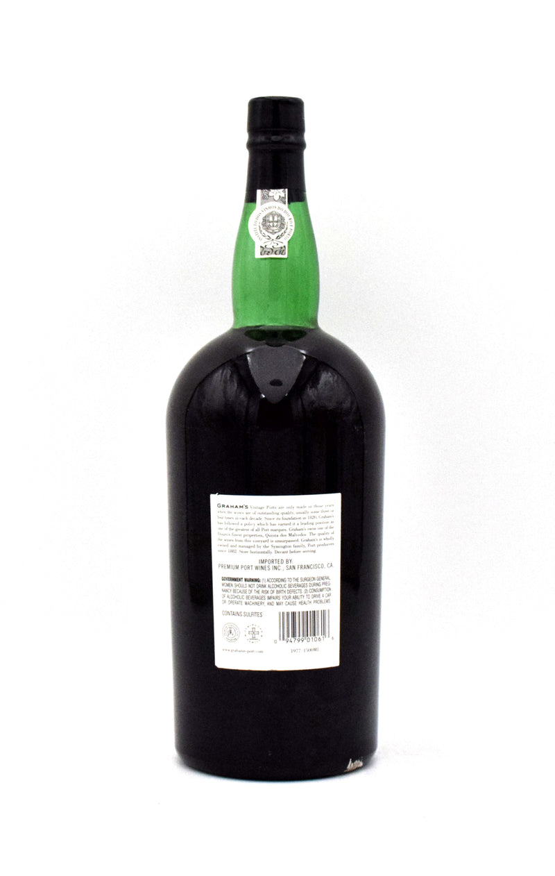 1977 W & J Graham's Vintage Port 1.5L (Base Neck)