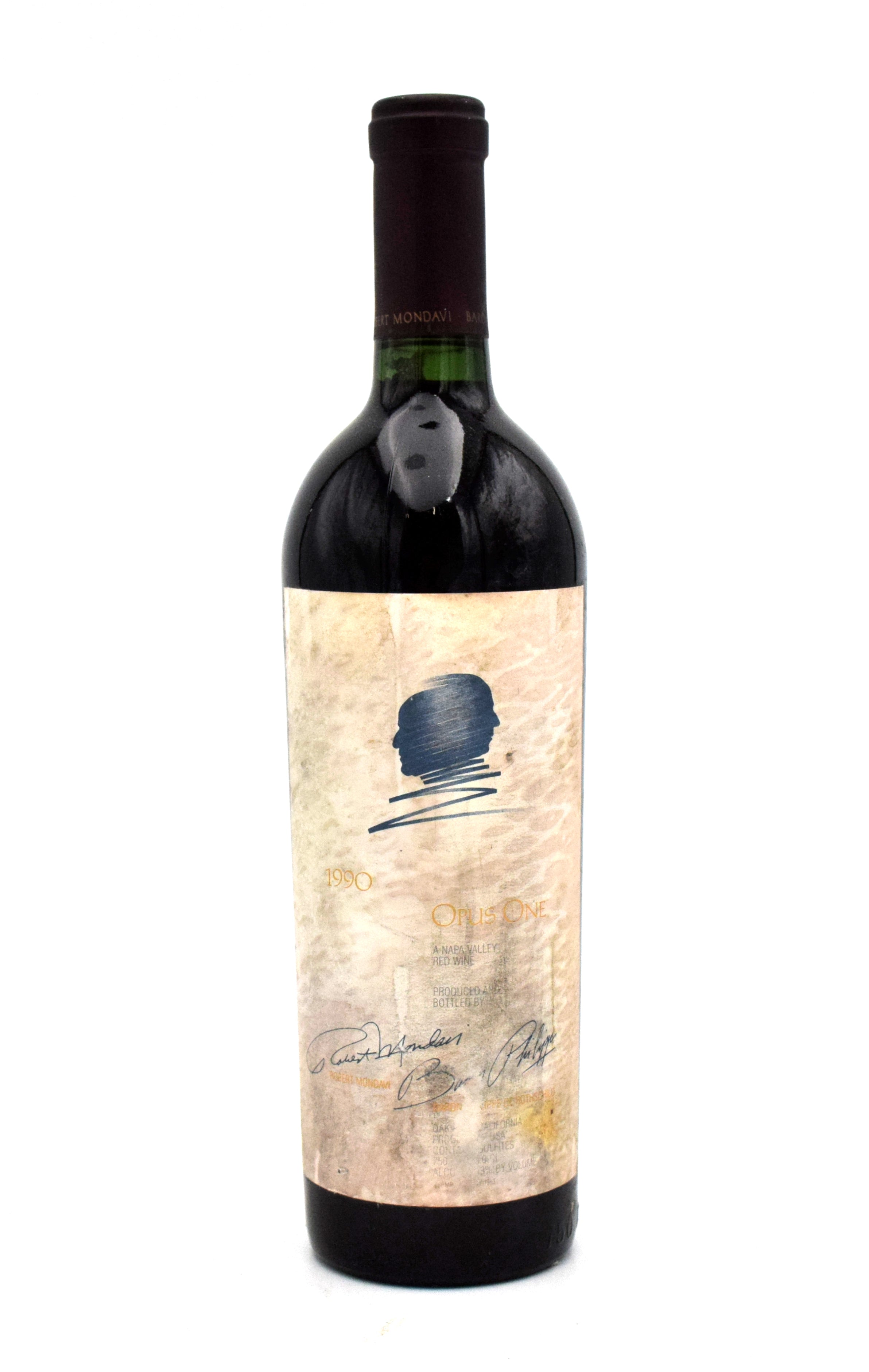 1990 Opus One (Heavily Stained Label) – FineLiquors