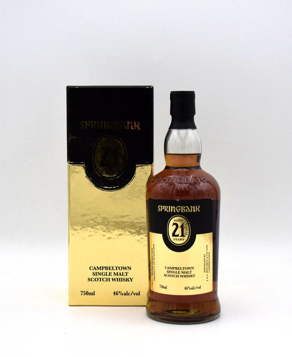 Springbank 21 Year Scotch Whisky 'A Legend Returns' (Pre-2013 Release)