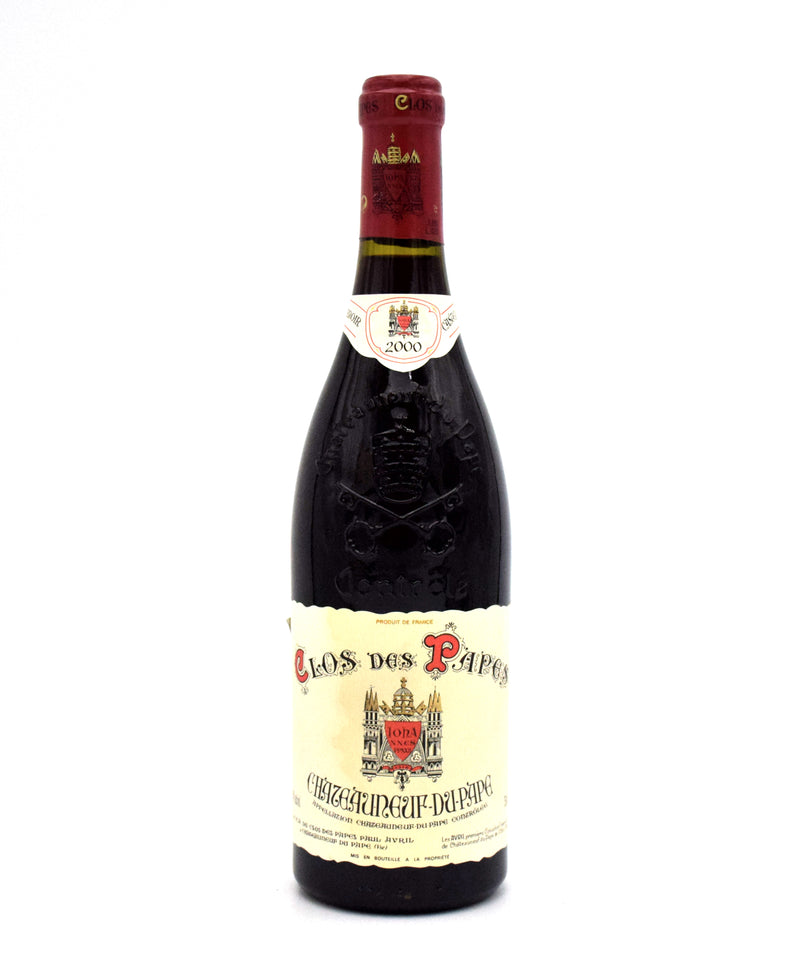 2000 Paul Avril Clos des Papes Chateauneuf-du-Pape (Slightly Stained Labels)