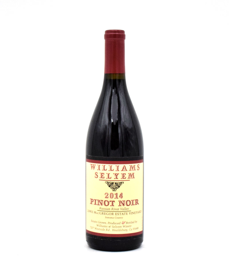 2014 Williams Selyem Lewis MacGregor Estate Vineyard Pinot Noir