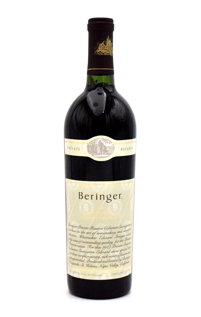 1987 Beringer Vineyards Private Reserve Cabernet Sauvignon