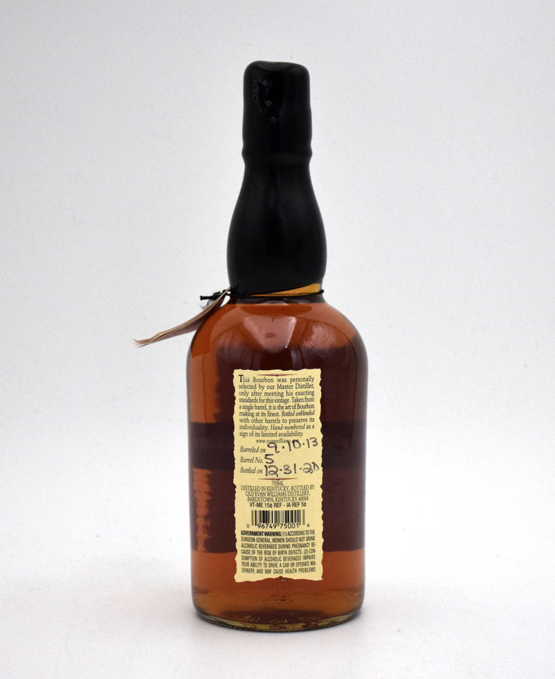 Evan Williams Single Barrel Bourbon (2013 Release)