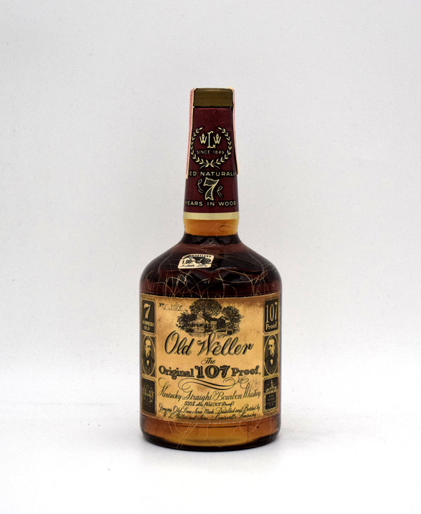 Old Weller 'Original 107 Brand' 7 Year Bourbon (1989 Vintage) (With Red Gift Bag)