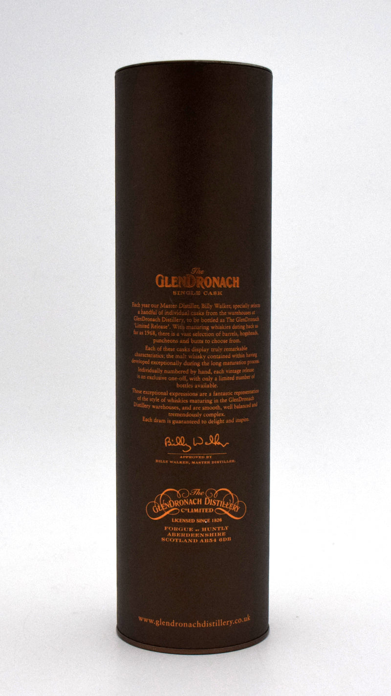 Glendronach 19 Year 'Oloroso Sherry Butt' Single Malt Scotch (1995 Release)