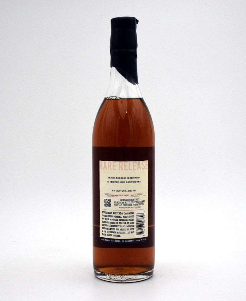 Doc Swinson's Exploratory Cask Series 15 Year Straight Bourbon (Release #11)