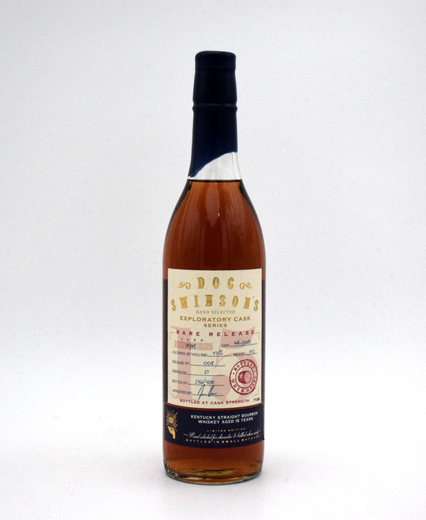 Doc Swinson's Exploratory Cask Series 15 Year Straight Bourbon (Release #8)