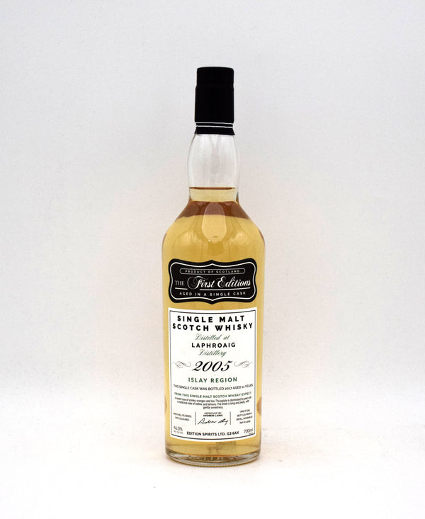 The First Editions Laphroaig 11 Year Single Malt Scotch Whisky (2005 Release)
