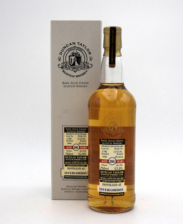 Duncan Taylor 'Rare Auld: Invergordon' 26 Year Grain Scotch Whisky (1990 Release)