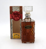 Jim Beam 'Crystal Pattern Glass' Bourbon Decanter - 1970's Bottling