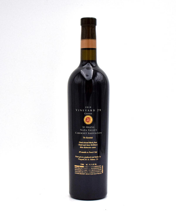 2018 Vineyard 29 Estate 'Ceanda' Cabernet Sauvignon