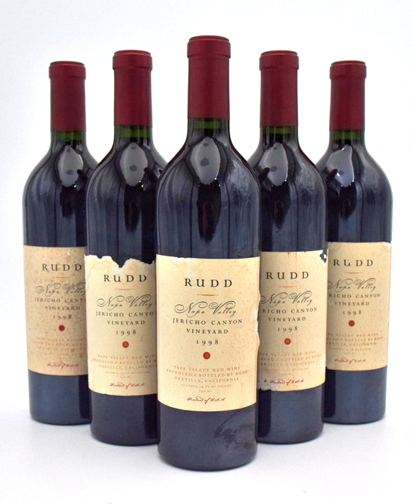 1998 Rudd Jericho Canyon Vineyard Red (Torn/Stained Labels)