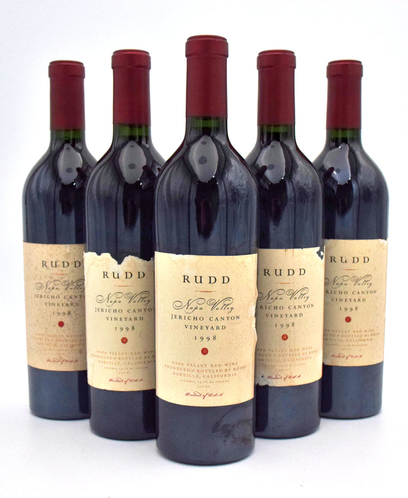 1998 Rudd Jericho Canyon Vineyard Red (Torn/Stained Labels)