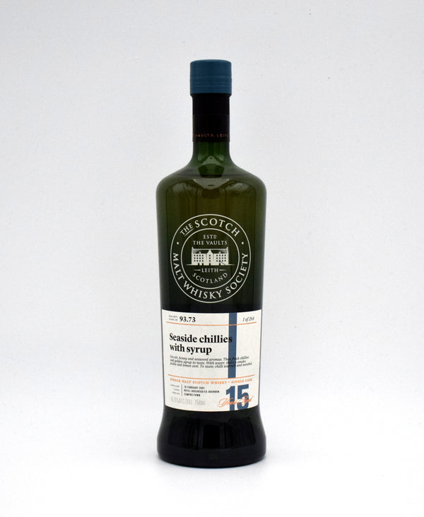 The Scotch Malt Whisky Society (SMWS) 'Glen Scotia No. 93.73 Seaside Chillies With Syrup' Single Malt Scotch (2001 Release)