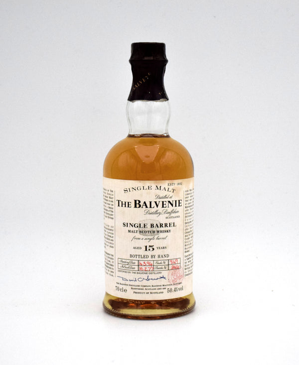 Balvenie 15 Year Single Barrel Single Malt Scotch (1977 Release) (No Box)
