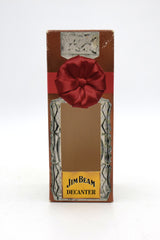 Jim Beam 'Crystal Pattern Glass' Bourbon Decanter - 1970's Bottling