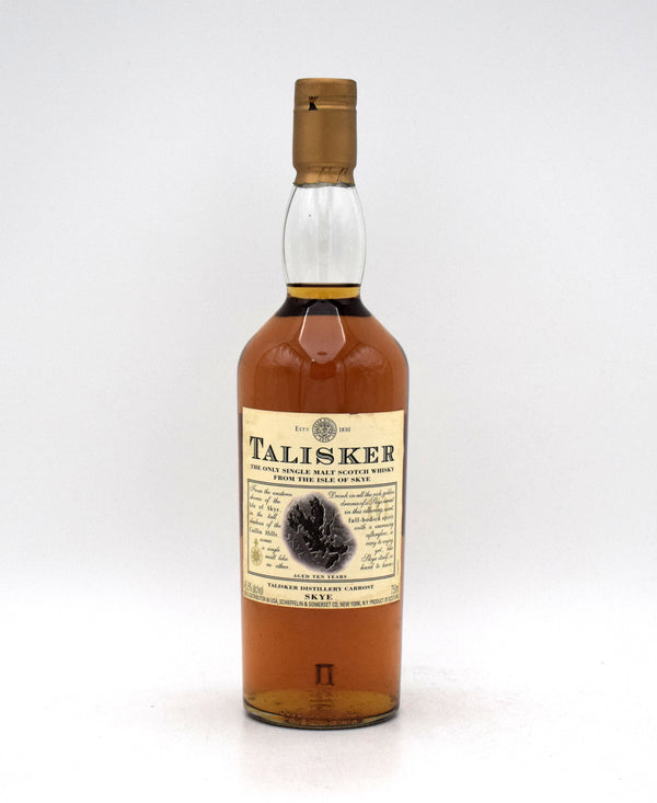 Talisker 10 Year Single Malt Scotch (Stone Label)