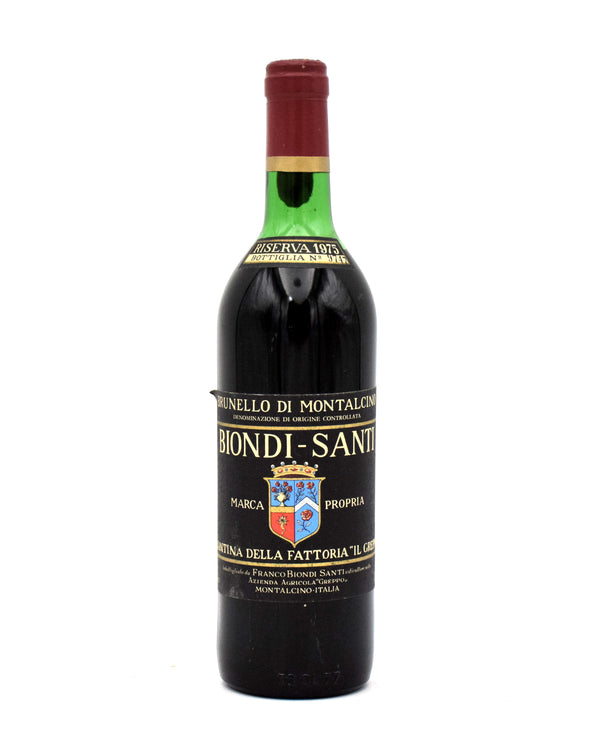1975 Biondi Santi Tenuta Greppo Riserva (MS)