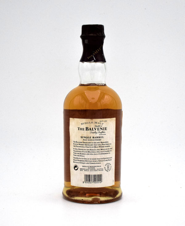 Balvenie 15 Year Single Barrel Single Malt Scotch (1977 Release) (No Box)