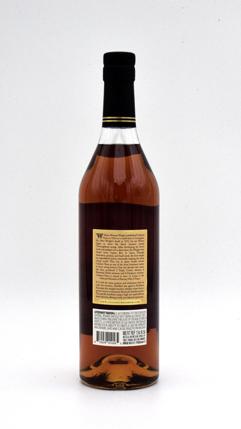 Calumet Farm 14 Year 'Single Rack Black' Bourbon