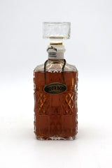 Jim Beam 'Crystal Pattern Glass' Bourbon Decanter - 1970's Bottling