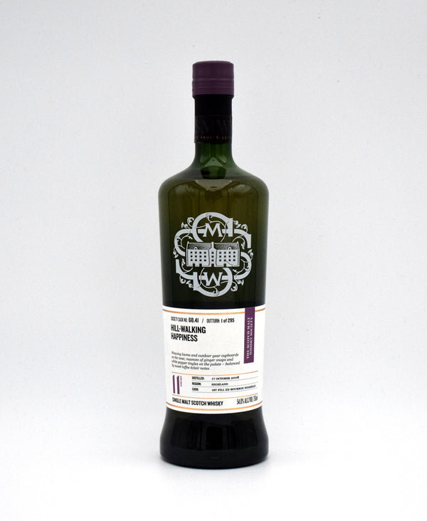 The Scotch Malt Whisky Society (SMWS) 'Blair Athol No. 68.41 Hill-Walking Happiness' Single Malt Scotch (2008 Release)