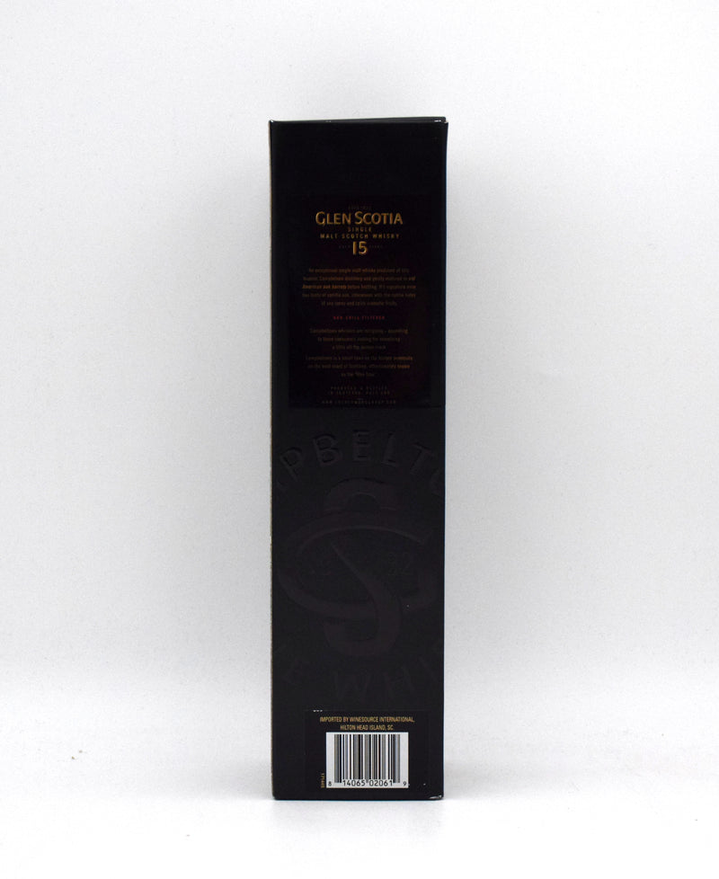 Glen Scotia 15 Year Single Malt Scotch