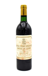1986 Chateau Pichon Longueville Comtesse de Lalande (Stained Label)