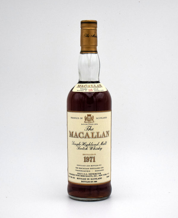 Macallan 18 Year Sherry Oak Scotch Whisky (Distilled in 1971)