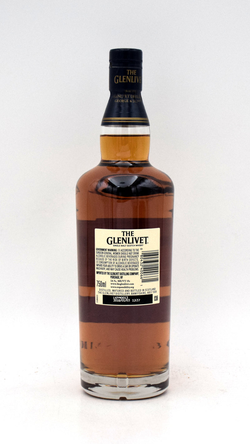 Glenlivet 18 Year Single Malt Scotch (Older Bottling)