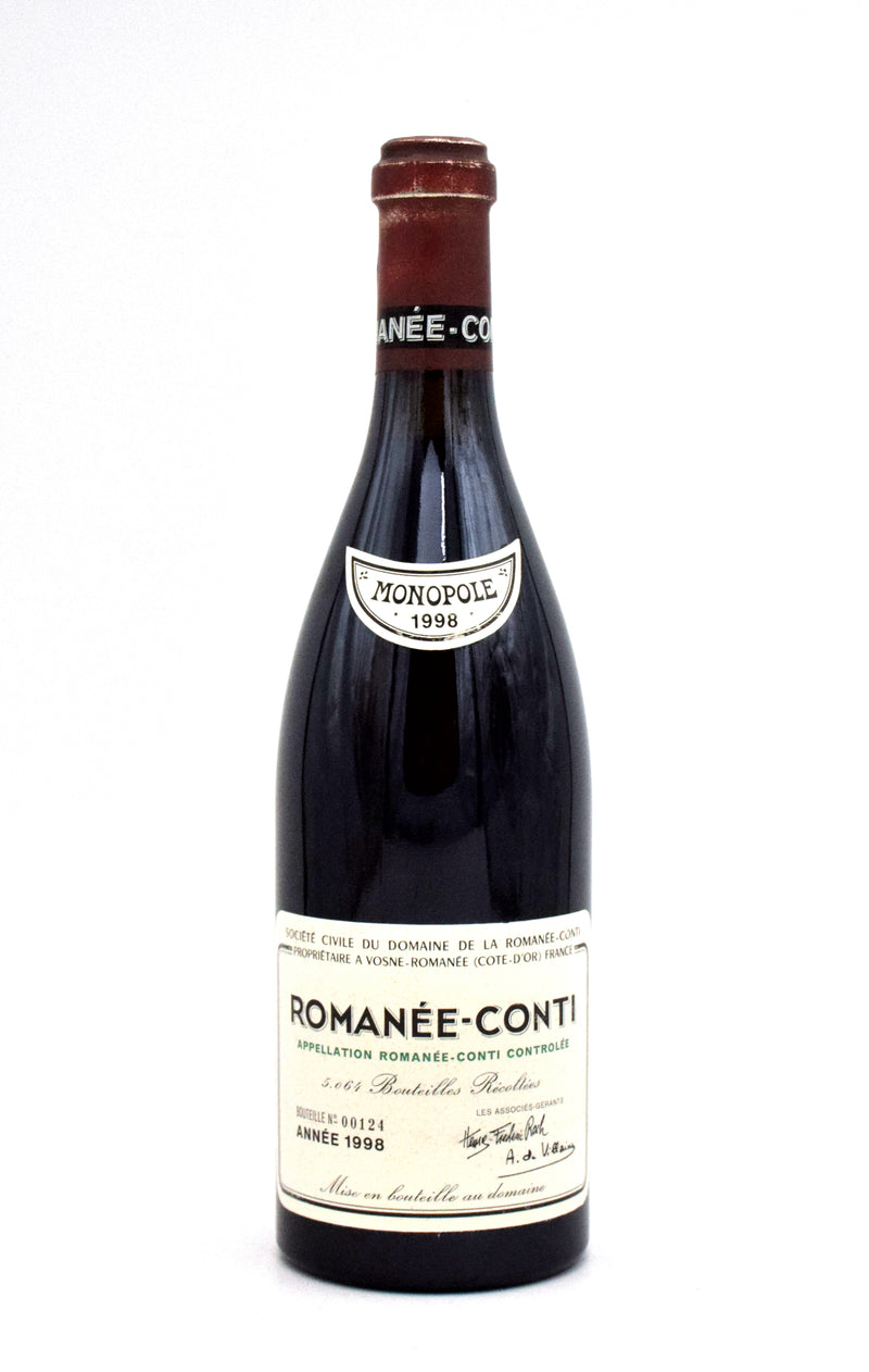1998 Domaine de la Romanee-Conti Romanee-Conti Grand Cru (Slightly Discolored Capsule)