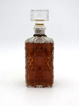 Jim Beam 'Crystal Pattern Glass' Bourbon Decanter - 1970's Bottling