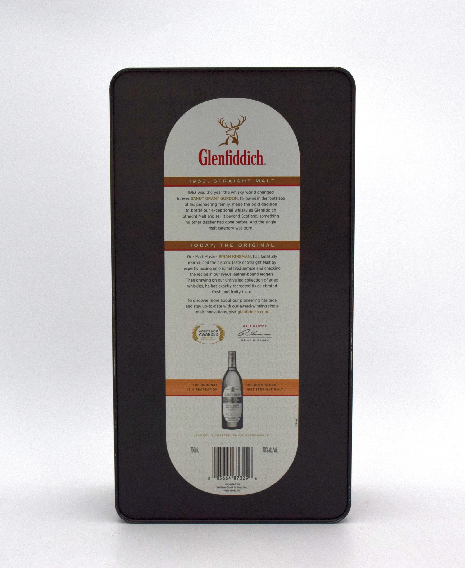 Glenfiddich 'The Original' Single Malt Scotch (1963 Replica