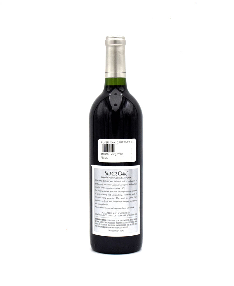 2007 Silver Oak Cellars Alexander Valley Cabernet Sauvignon (Library Release 2016)