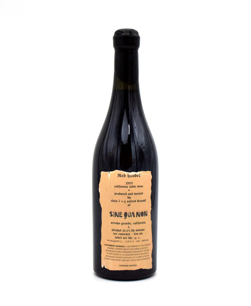 1995 Sine Qua Non Red Handed Grenache - Syrah - Mourvedre