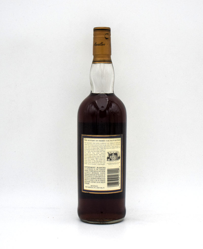 Macallan 18 Year Sherry Oak Scotch Whisky (Distilled in 1981)